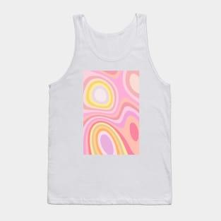 Pink & Funky Abstract Vector Pattern Tank Top